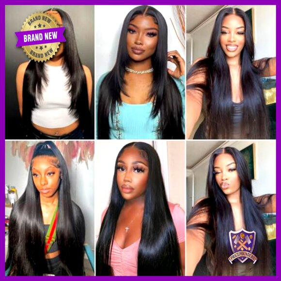 100% Virgin Human Hair Extensions Straight Bundles 26-30 Inch 300g main image 6